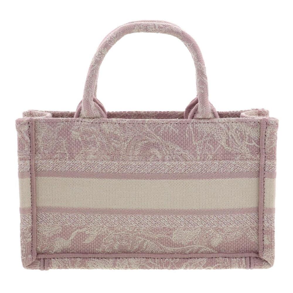 Christian Dior Book Tote Bag Handbag Pink - Picture 4 of 6